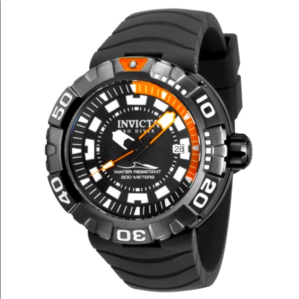 Invicta Sea Monster Black & Red